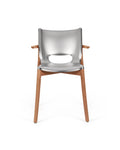 SILLA POELE MONOCASCO C/APOYABRAZOS SILVER MAT